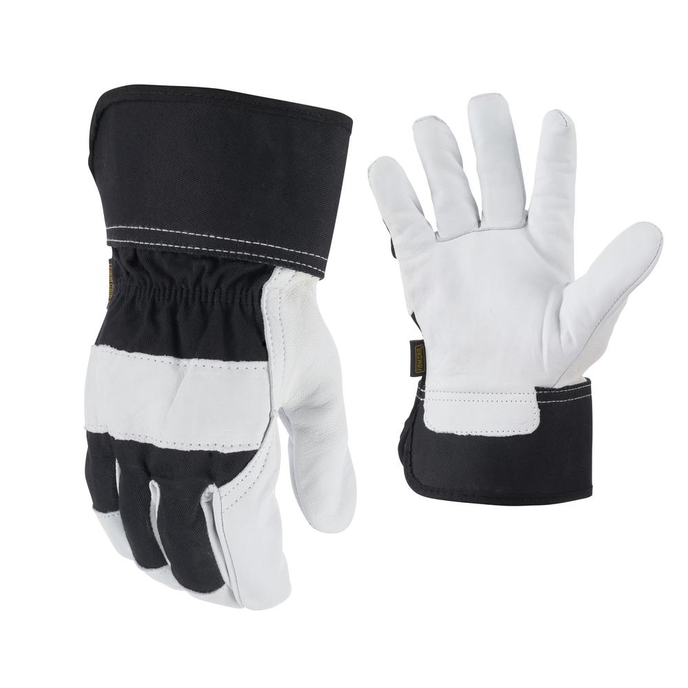 FIRM GRIP Large Goatskin Leather Work Gloves-45053-032 - The Home Depot