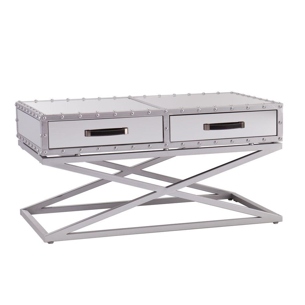 Southern Enterprises Harry Silver Coffee TableHD865065 The Home Depot
