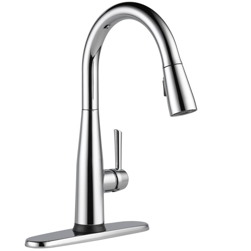 Delta Signature Single-Handle Pull-Out Sprayer Kitchen Faucet with ...