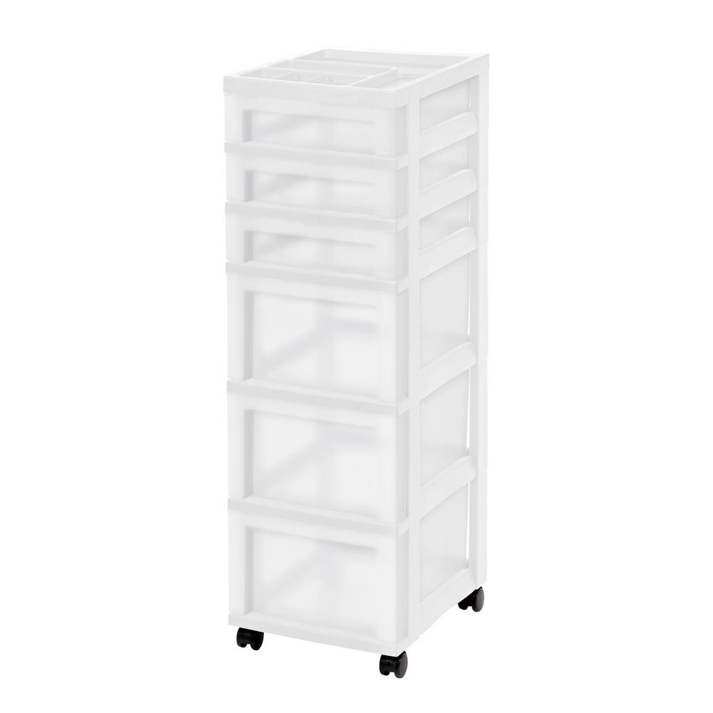 Iris 14 25 In L X 12 05 W 22 H Um 4 Drawer Cart With Organizer Top White And Pearl 585003 The Home Depot - Iris 3 Drawer Storage Cart With Organizer Top Iris 14 25 In L X 12 05 W 22 H Um 4 Drawer Cart With Organizer Top White And Pearl 585003 The Home Depot - Iris 3 Drawer Storage Cart With Organizer Top