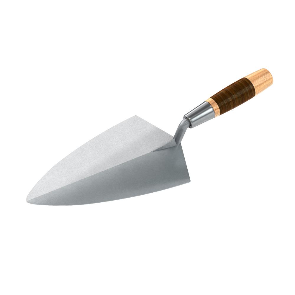 Bon Tool 10 in. Keystone Steel Philadelphia Masonry Brick Trowel
