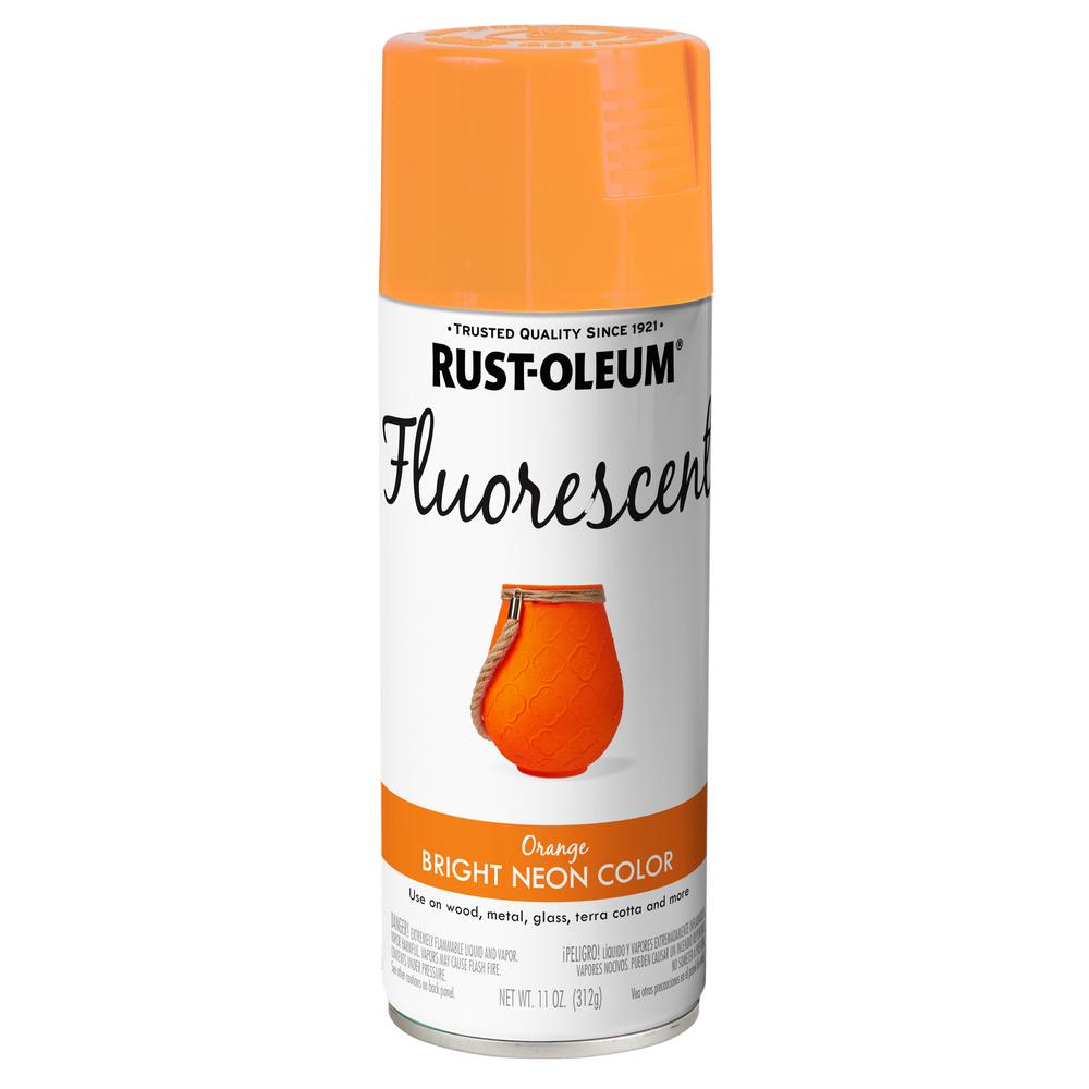 rust oleum spray paint orange