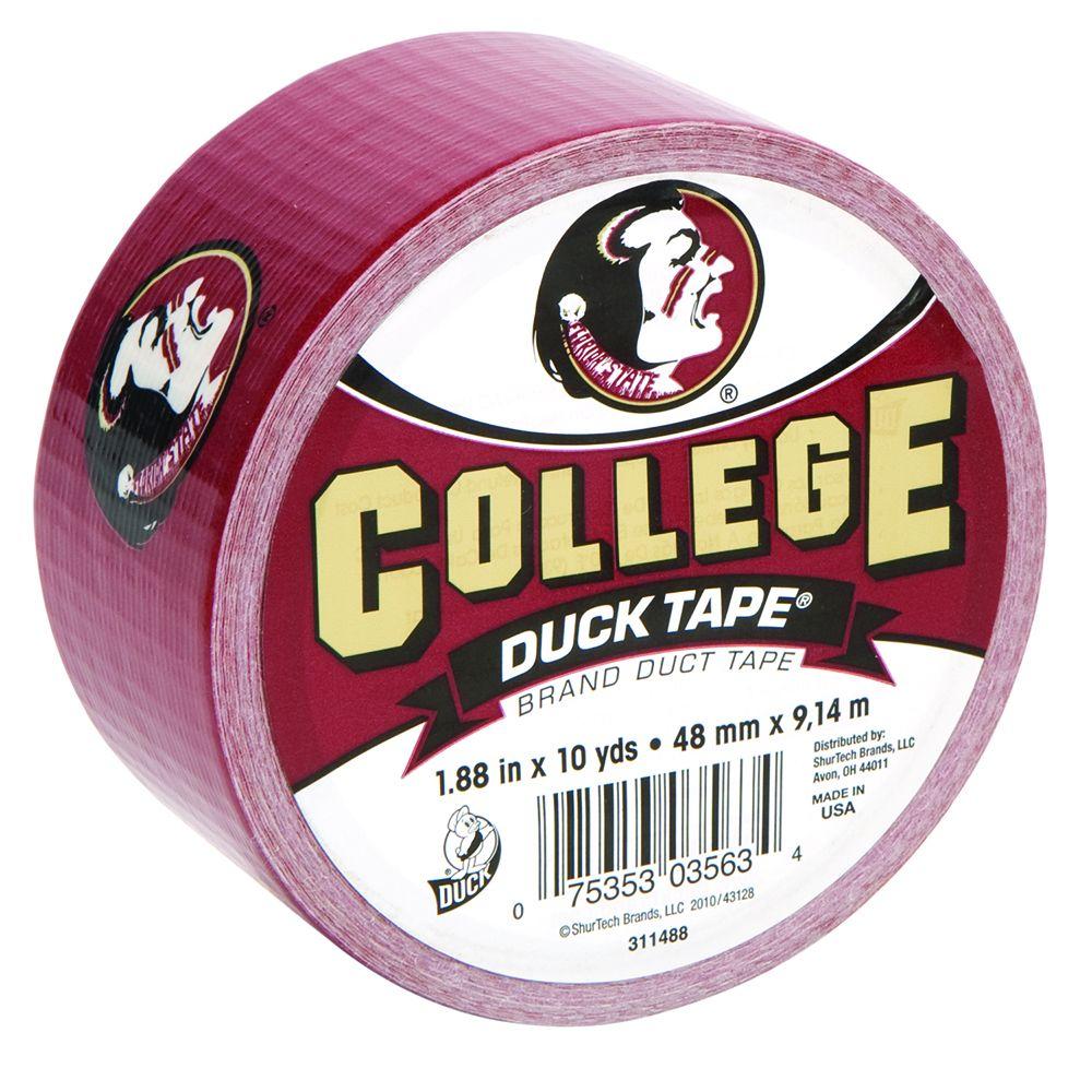 UPC 075353035634 product image for Duct Tape: Duck Adhesives & Fillers College 1-7/8 in. x 10 yds. Florida State Un | upcitemdb.com