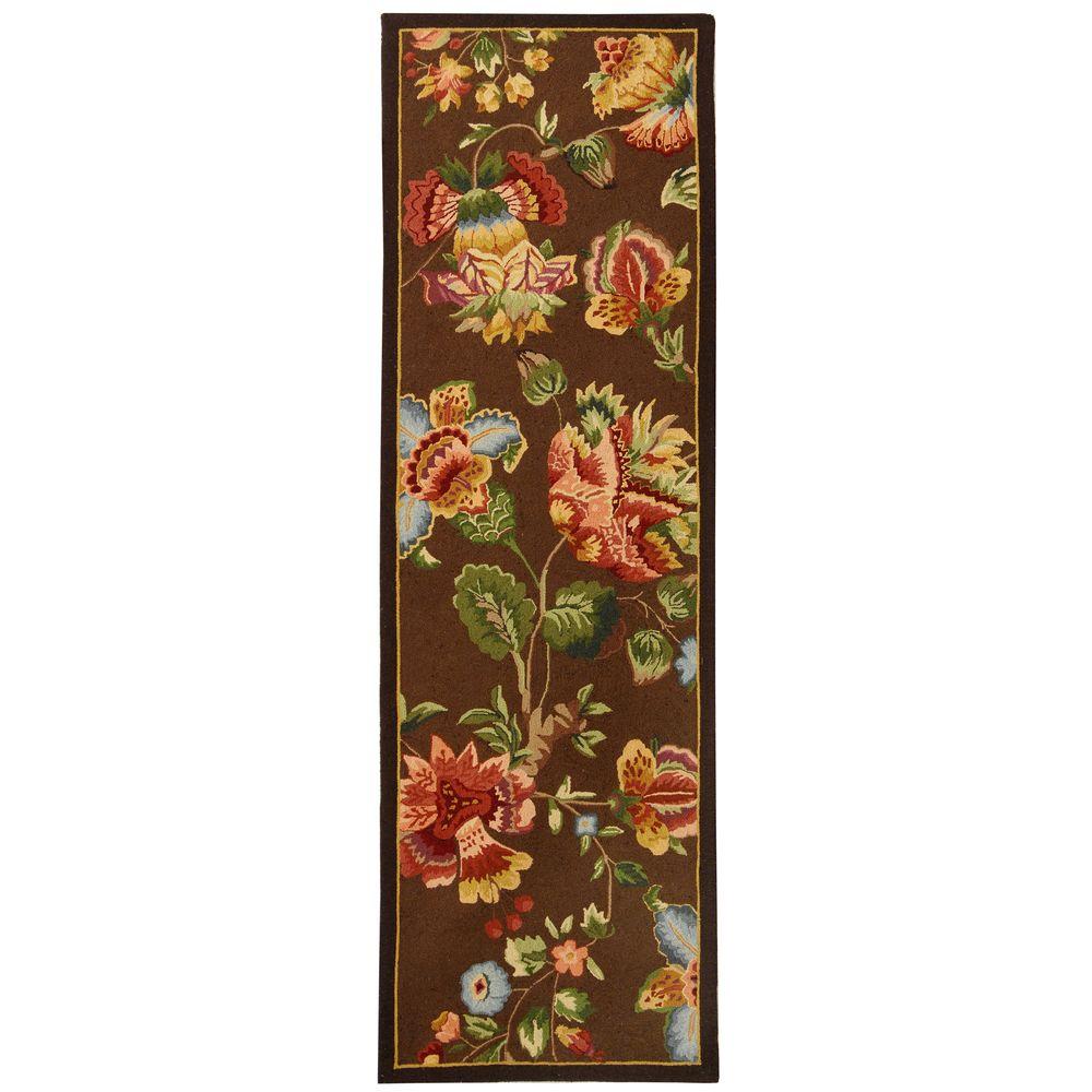 Safavieh Chelsea Brown 2 ft. 6 in. x 6 ft. Rug RunnerHK331B26 The