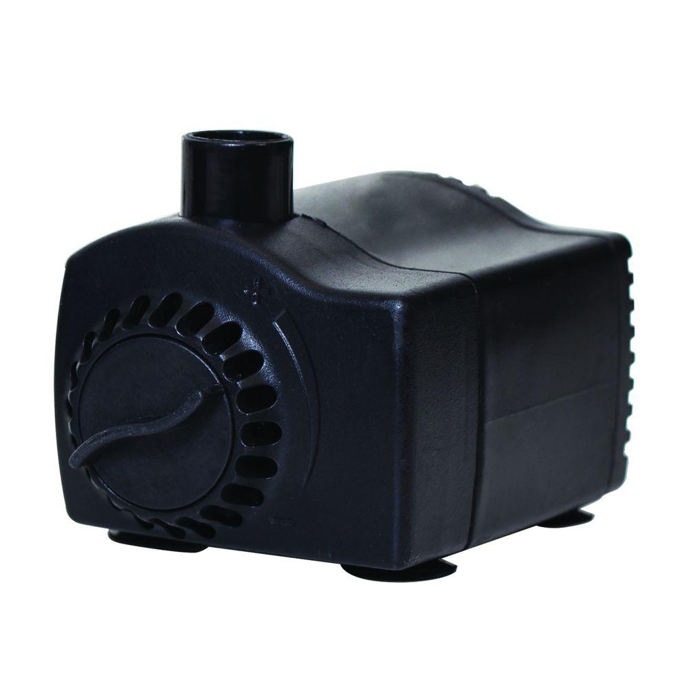 Fountain Pumps Water Garden The Home Depot 170 Gph Low Water Shut Off Fountain Pump