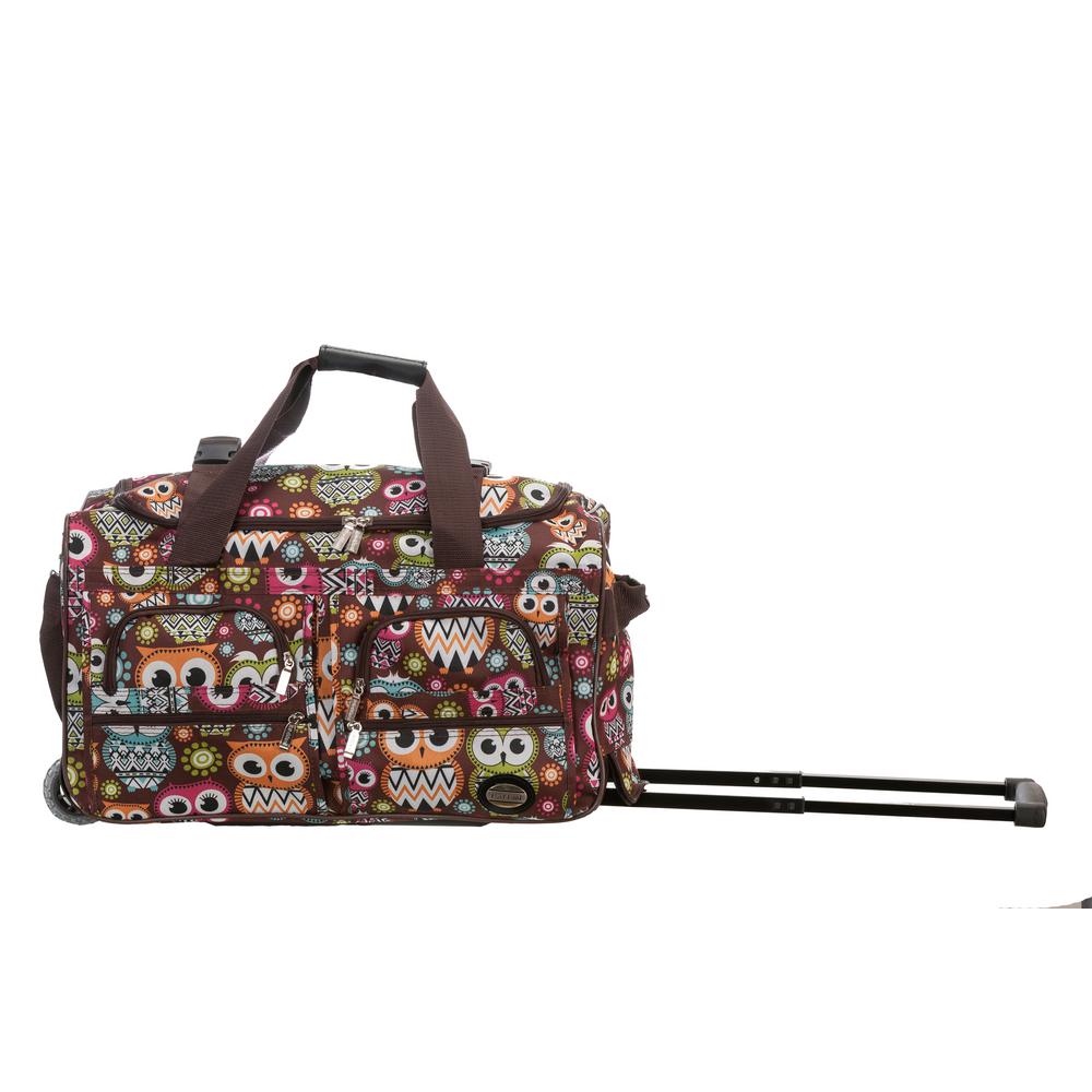 Rockland Voyage 22 in. Rolling Duffle Bag, Owl was $79.99 now $27.6 (65.0% off)