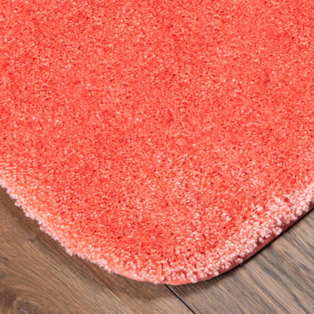 coral bath mat