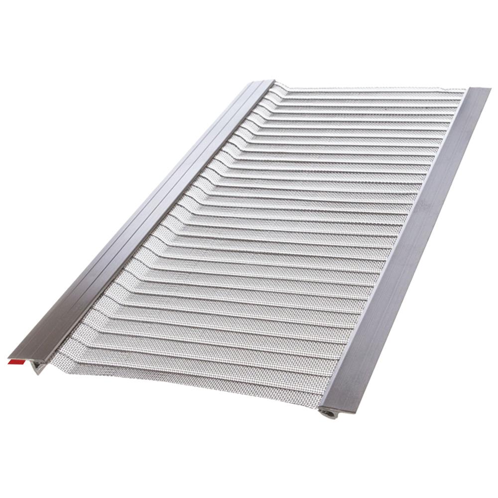 Gutter Guard By Gutterglove 4 Ft L X 5 In W Stainless Steel Micro Mesh Gutter Guard 10 Pack Thd40 The Home Depot