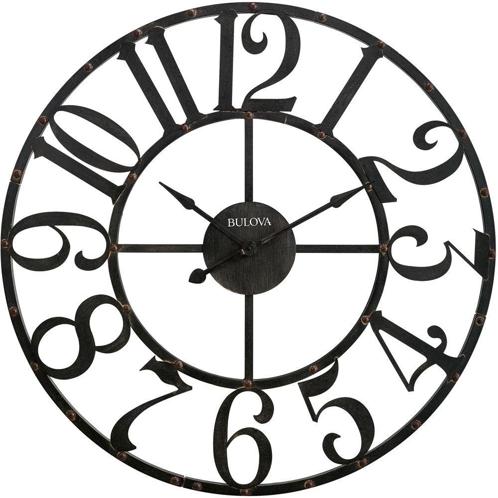 Bulova Wall Clocks The Home Depot