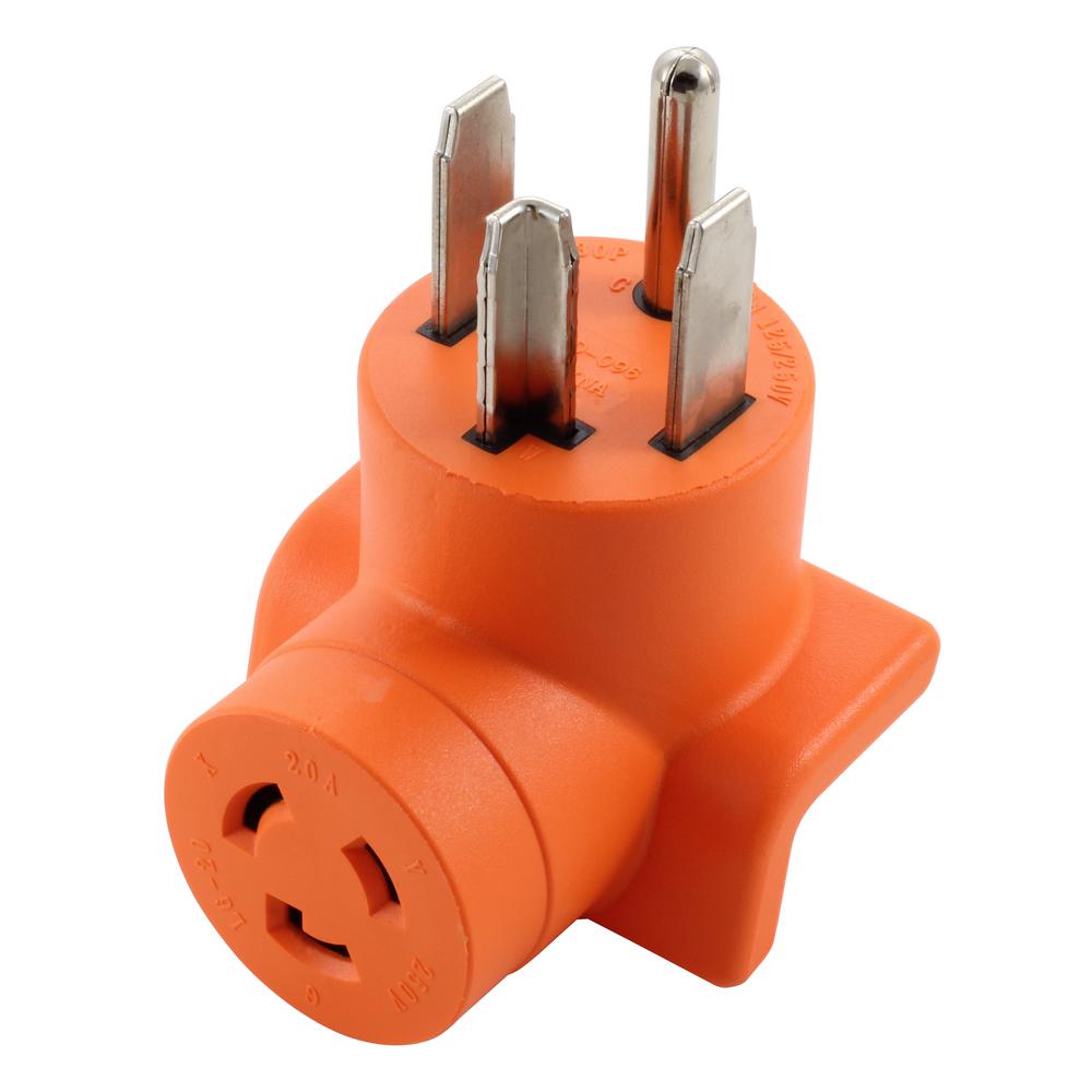 AC WORKS Dryer Outlet Adapter 4Prong Dryer 1430P Plug to L620R 20