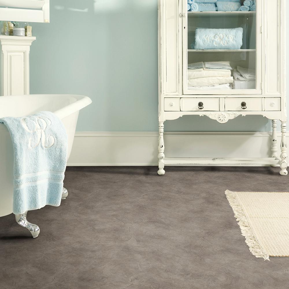 Concrete Look Vinyl Flooring Flooring The Home Depot