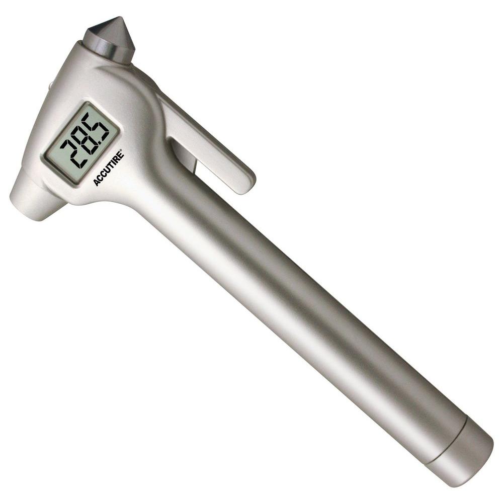 UPC 015507106070 product image for Accutire Digital Tire Pressure Gauge with Emergency Hammer, Seatbelt Blade and W | upcitemdb.com