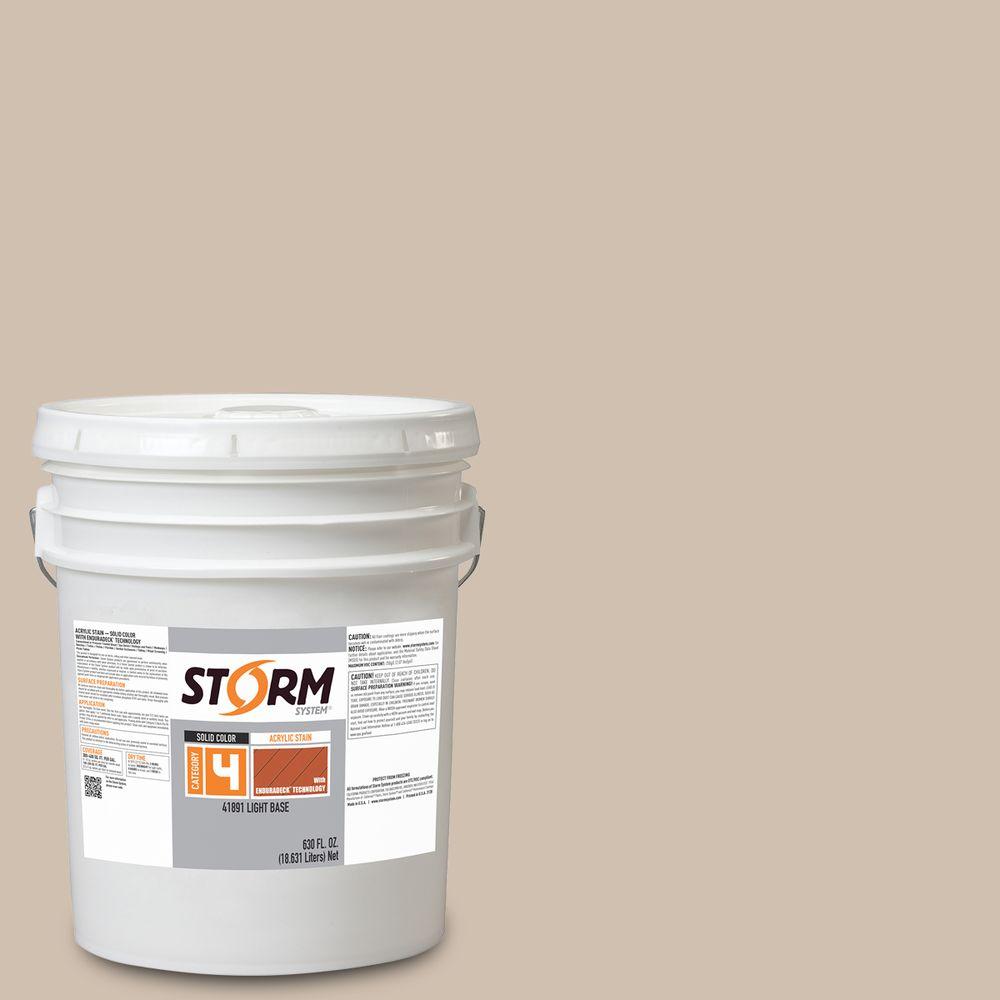 Storm System 5 gal. Bedrock Exterior Wood Siding, Fencing and Decking