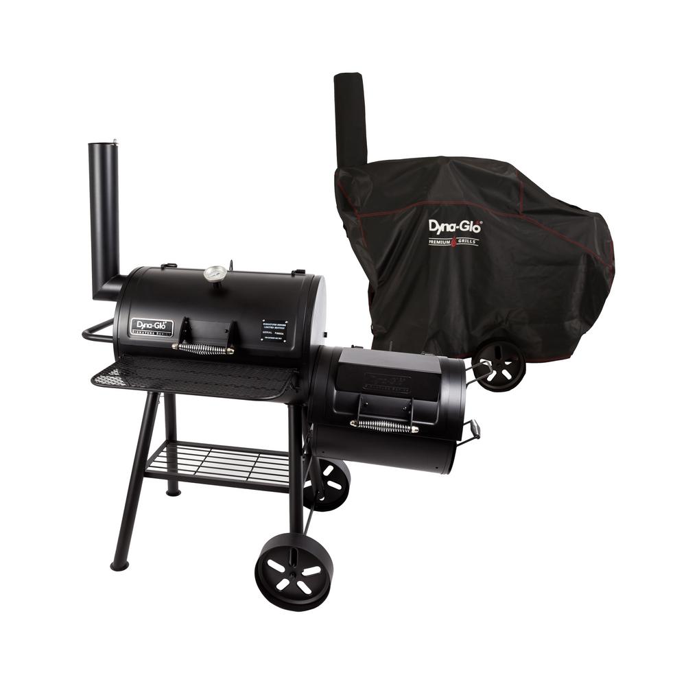heavy duty charcoal grill with smoker