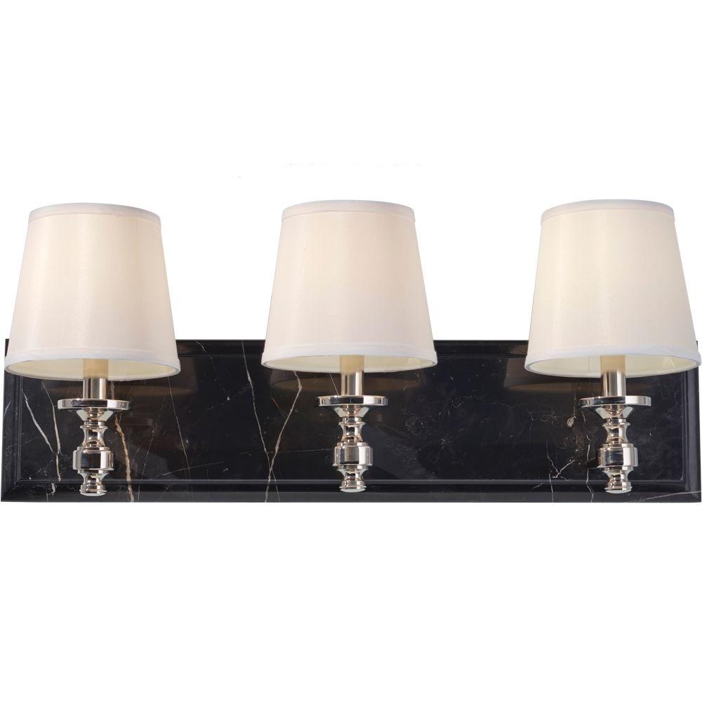 Feiss Carrollton 3Light Polished Nickel Vanity LightVS34003PN The