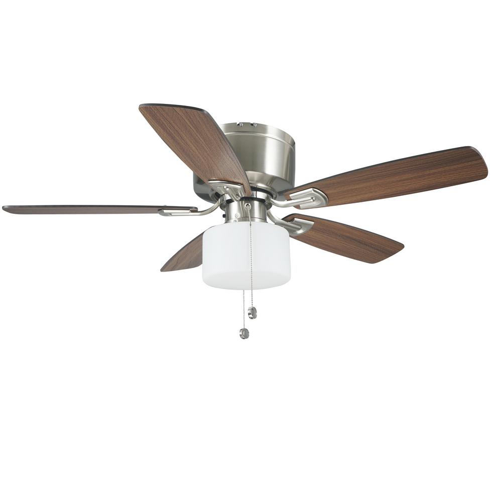Bellina 42 In Brushed Nickel Ceiling Fan With Led Light Kit Rh5h1 Brushed Nickel Ceiling Fan