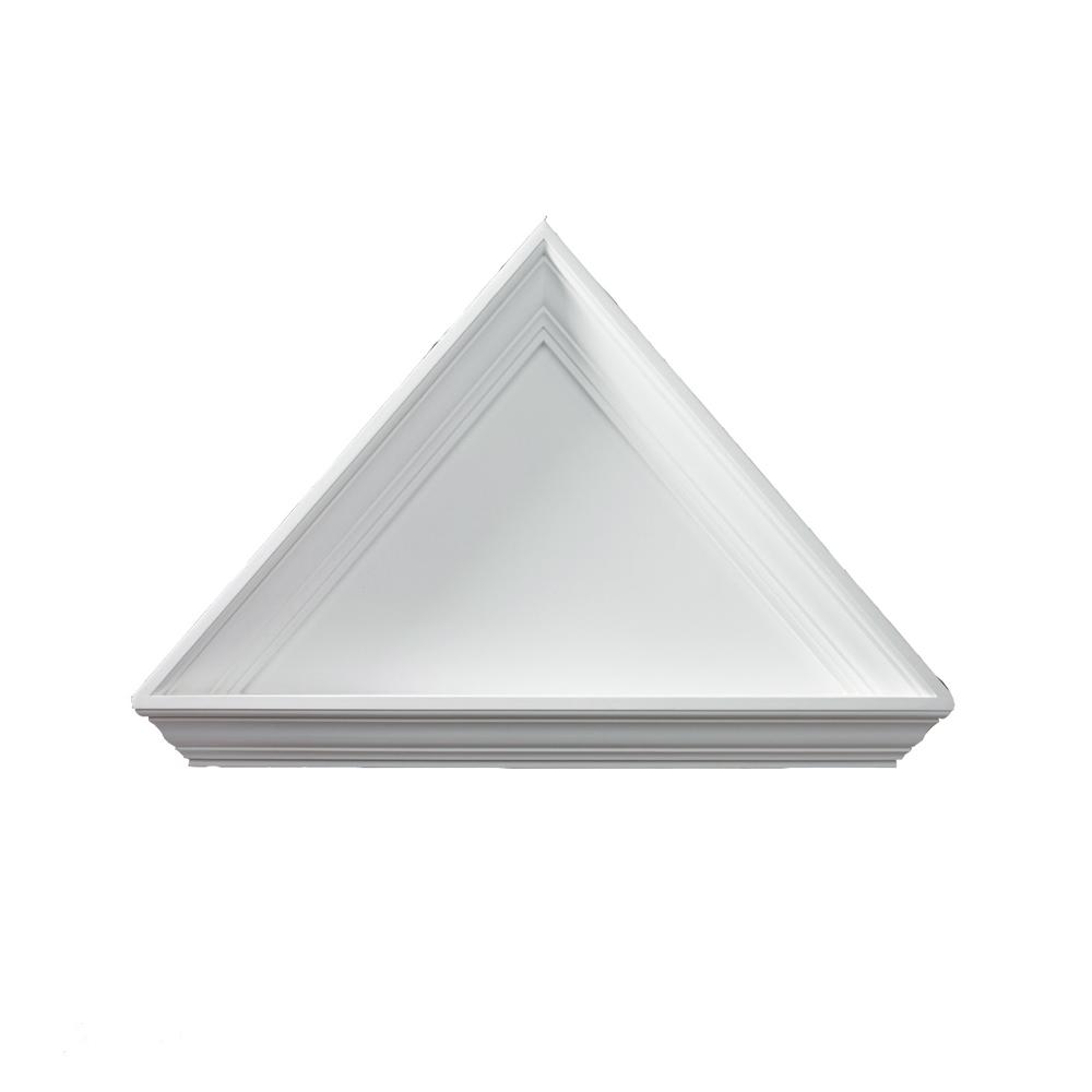 Fypon 36 In X 10 In X 4 1 2 In Polyurethane Pediment For Dormer