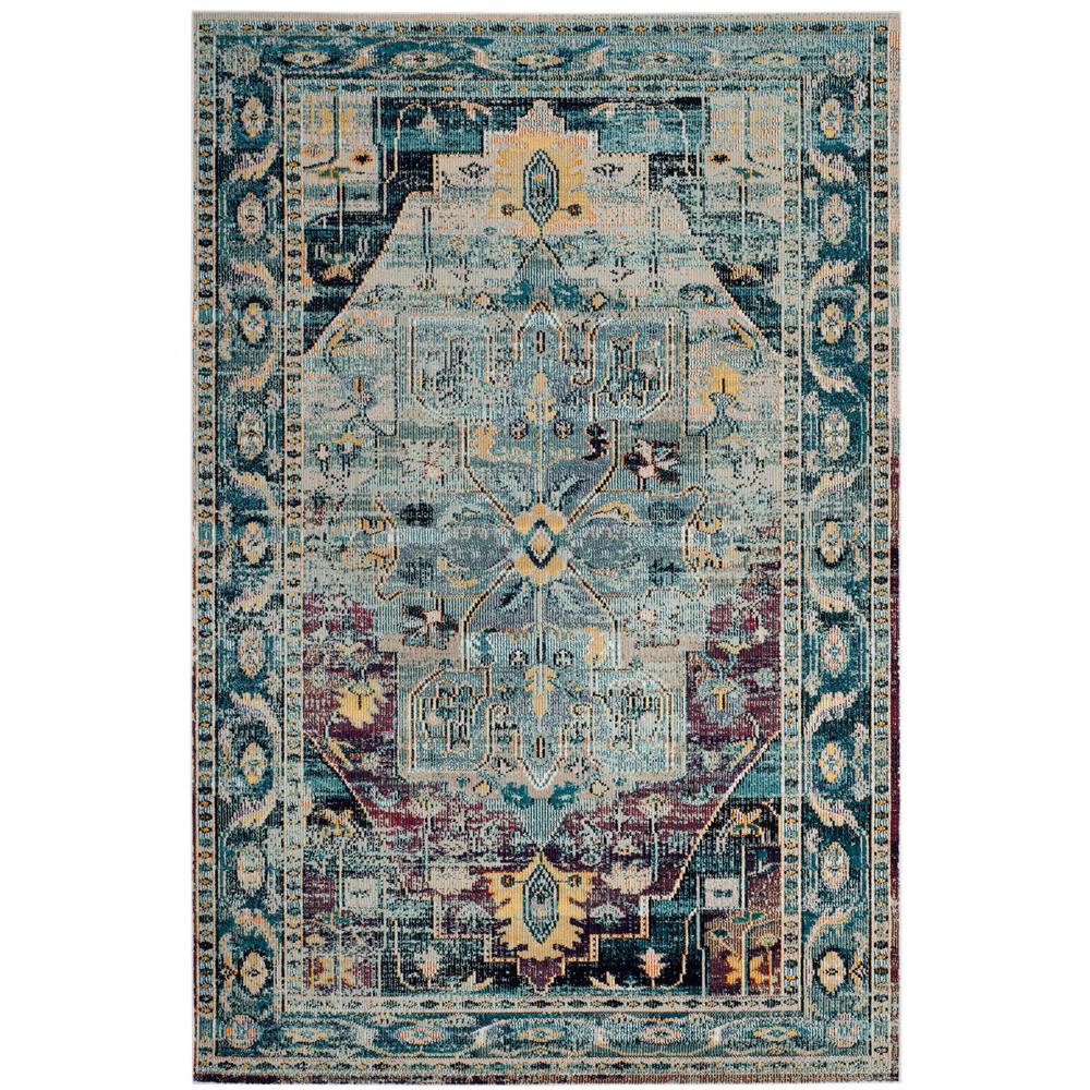 Safavieh Crystal Teal Purple 4 Ft X 6 Area Rug