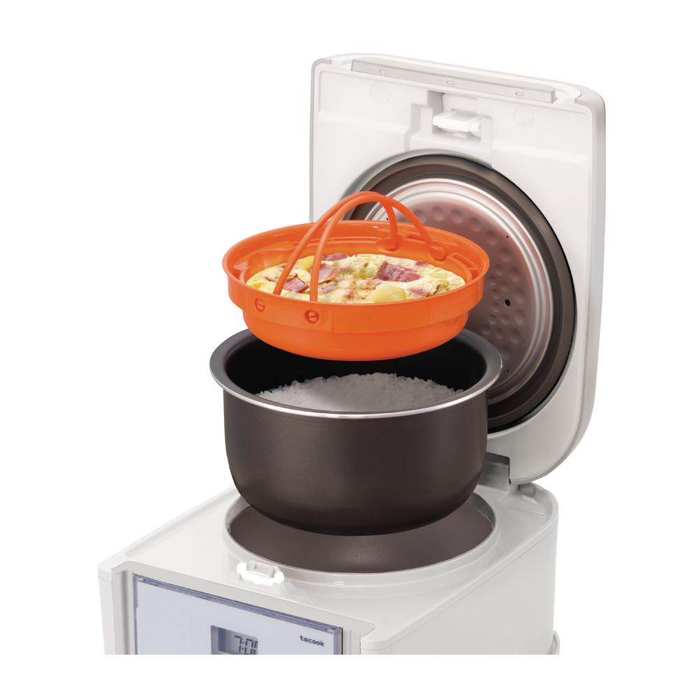 Tiger Corporation 3Cup White Rice Cooker with Tacook Cooking PlateJAJA55UWS The Home