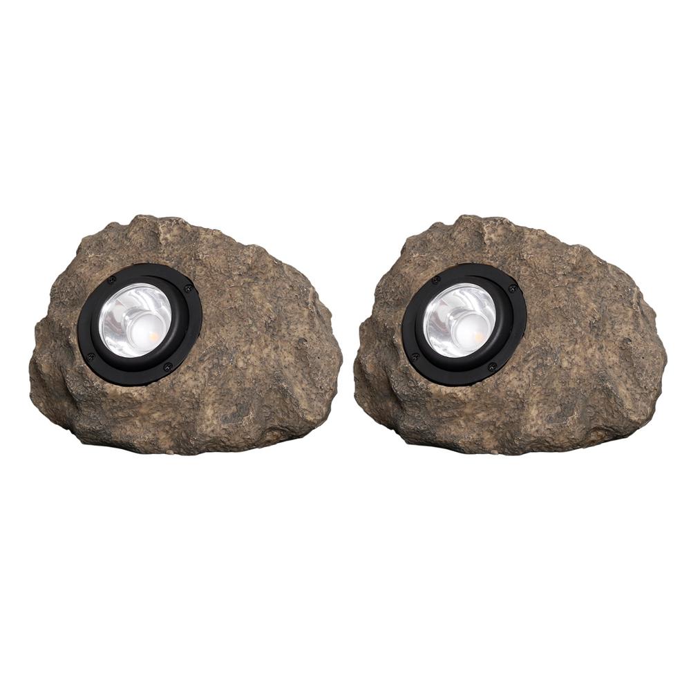 Westinghouse Solar Gray Outdoor Integrated Led Landscape Path Light Westinghouse Solar Gray Outdoor Integrated Led Landscape Path Light 2 Pack