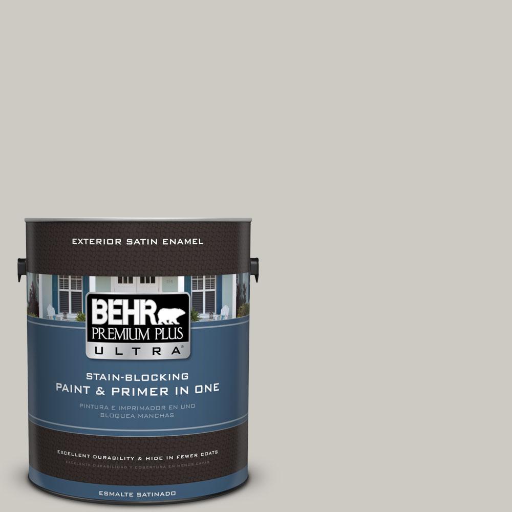 BEHR Premium Plus Ultra 1 Gal 790C 3 Dolphin Fin Satin Enamel   Dolphin Fin Behr Premium Plus Ultra Paint Colors 985001 64 1000 