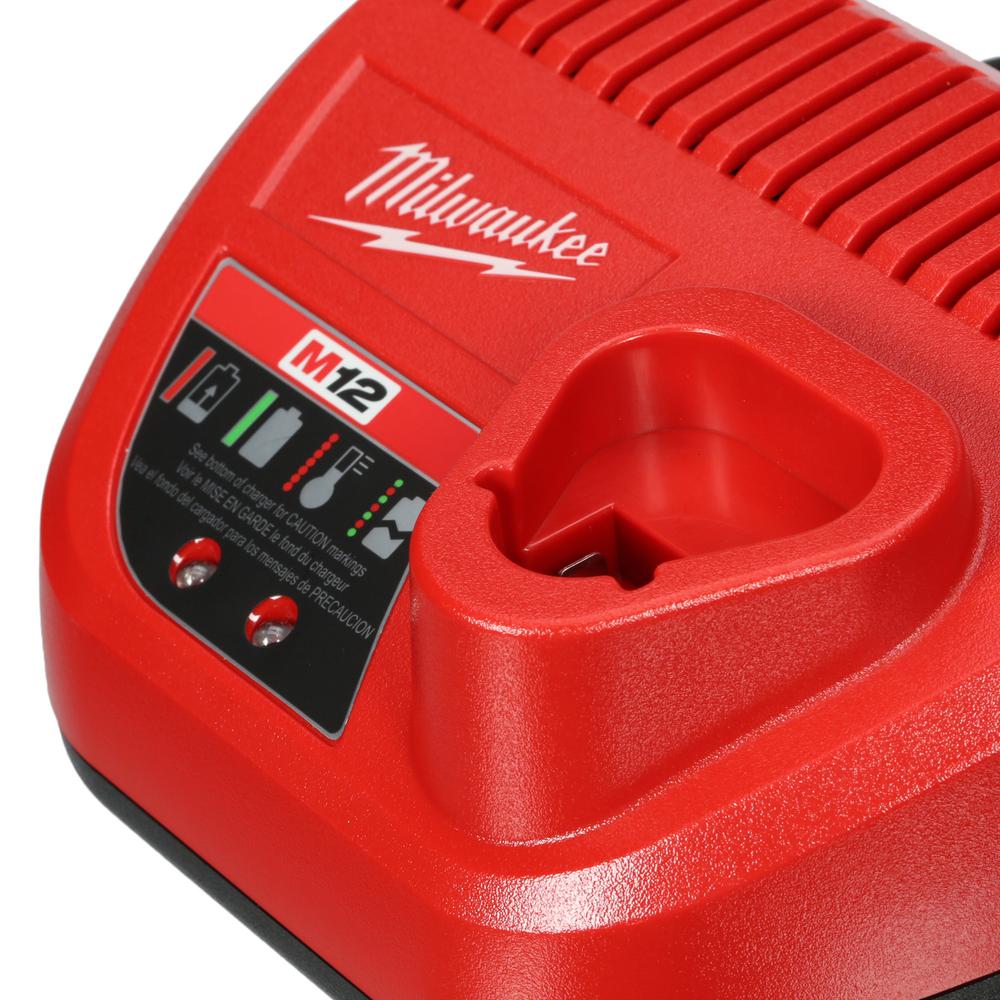Milwaukee M12 12-Volt Lithium-Ion Battery Charger Milwaukee Electric Tools 48-59-2401