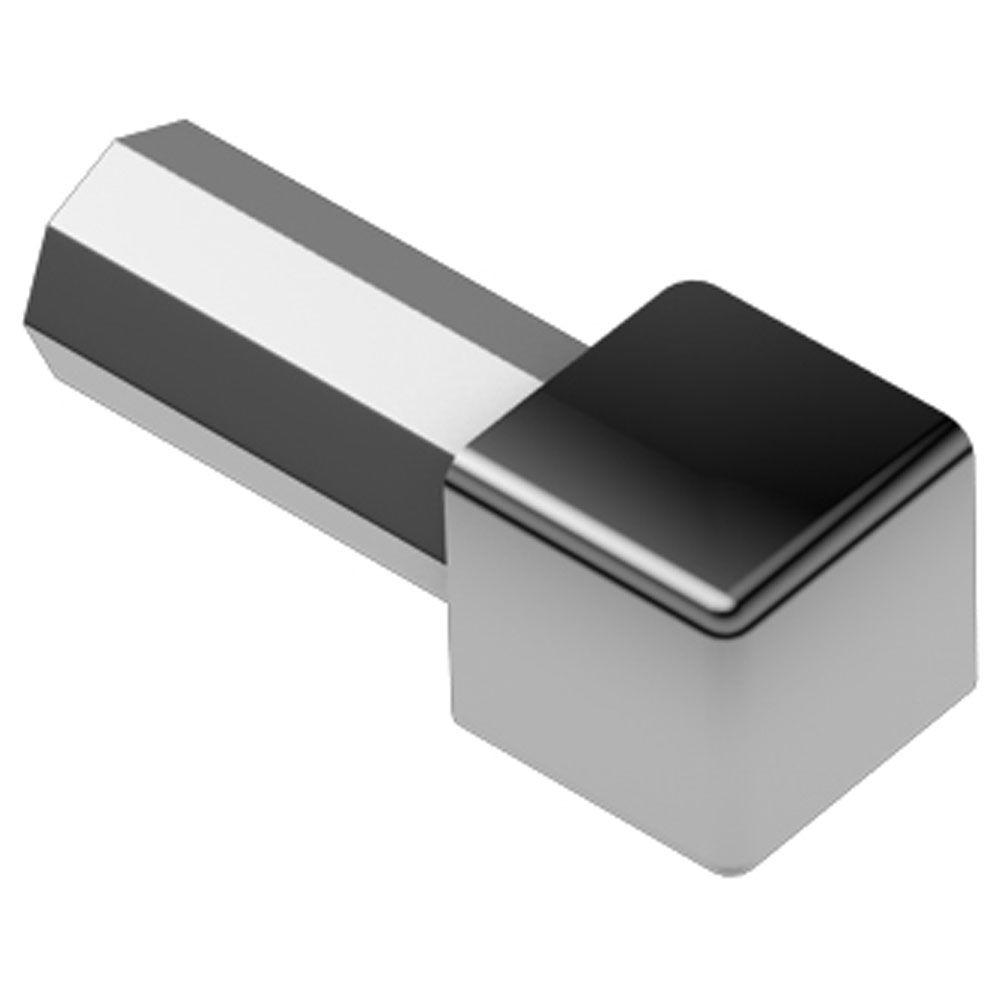 Schluter Quadec Stainless Steel 1 2 In X Metal Inside Outside Schluter Quadec Stainless Steel 1 2 In X Metal Inside Outside Corner
