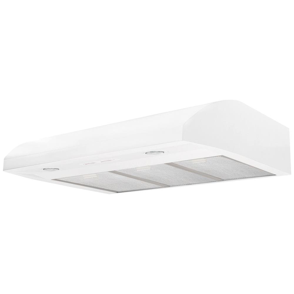 Air King Essence 36 in. Under Cabinet Convertible Range Hood with Light in White