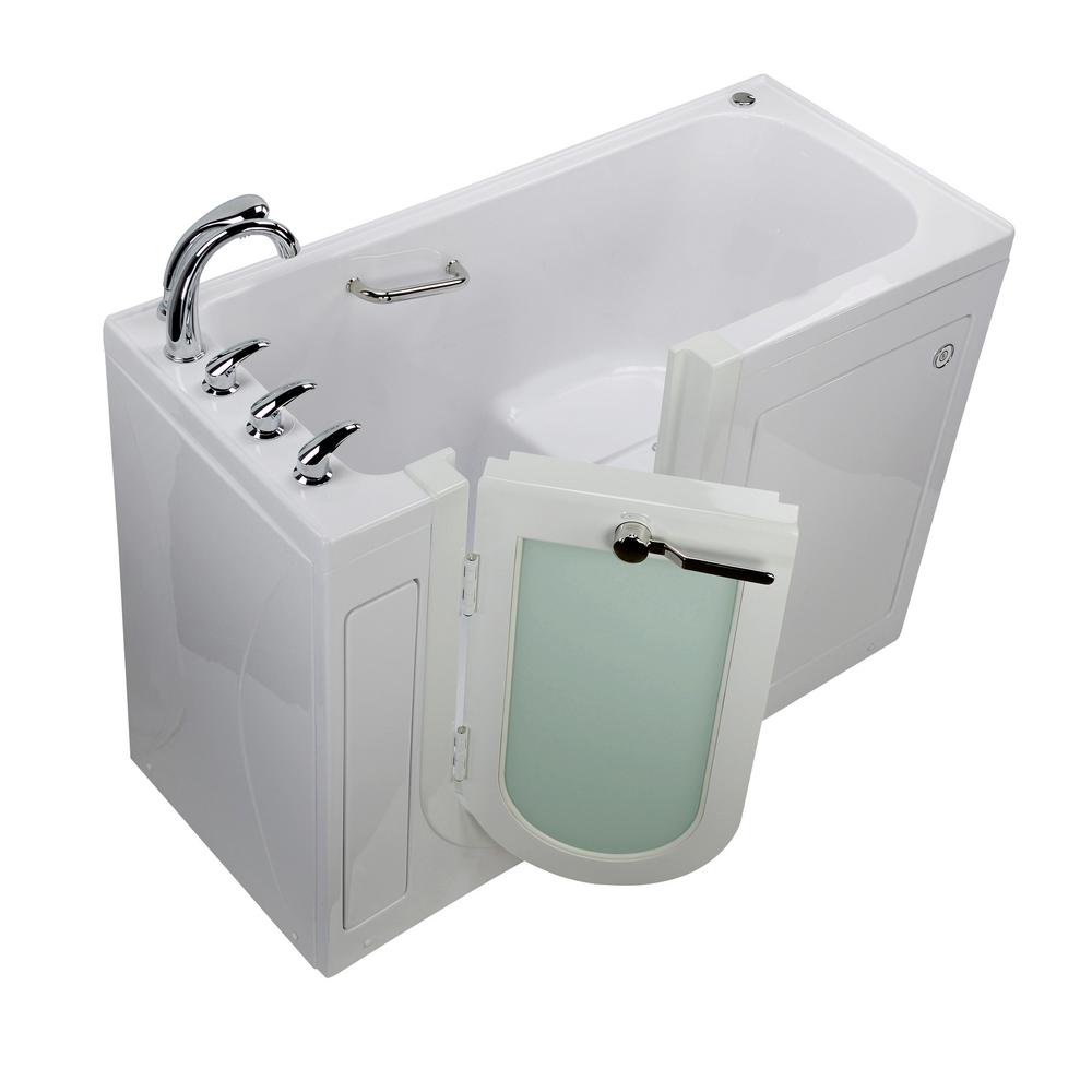 Ella Lounger 60 in Acrylic Walk In Whirlpool  Bathtub in 