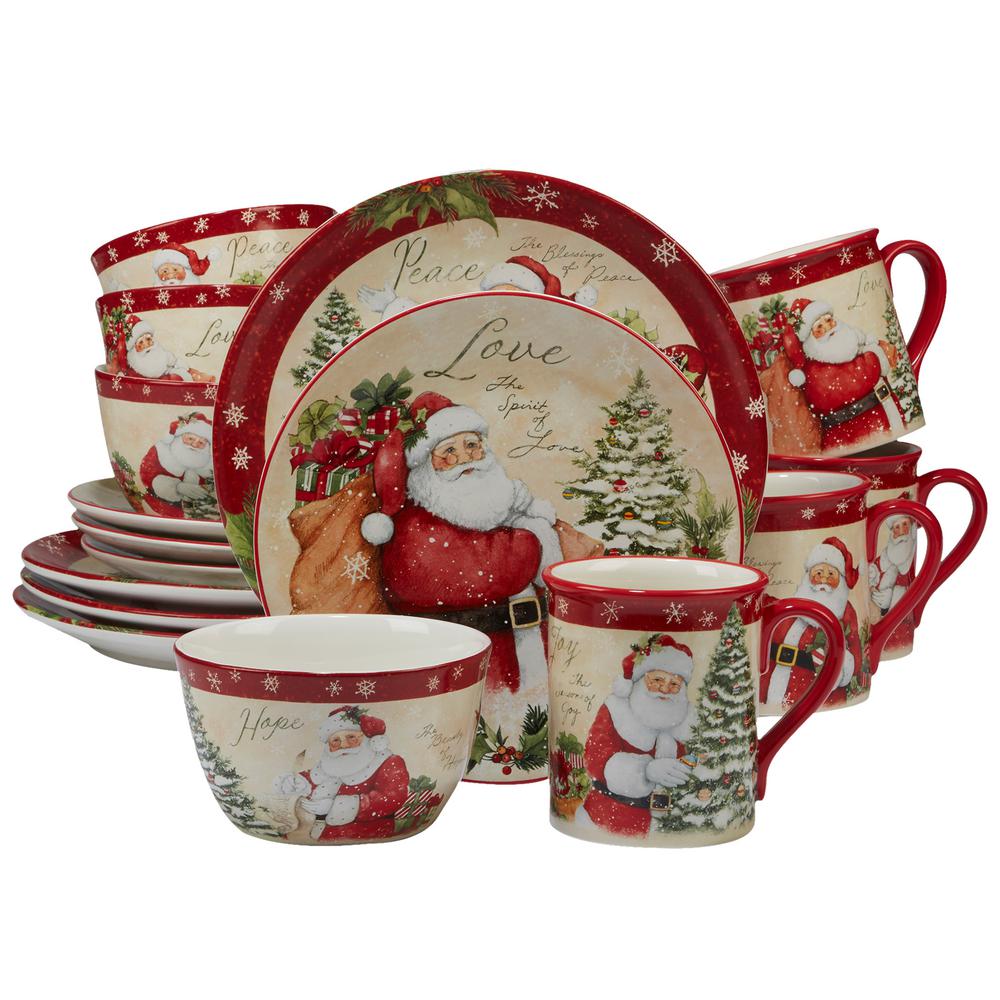 Christmas Dinnerware Sets Dinnerware The Home Depot