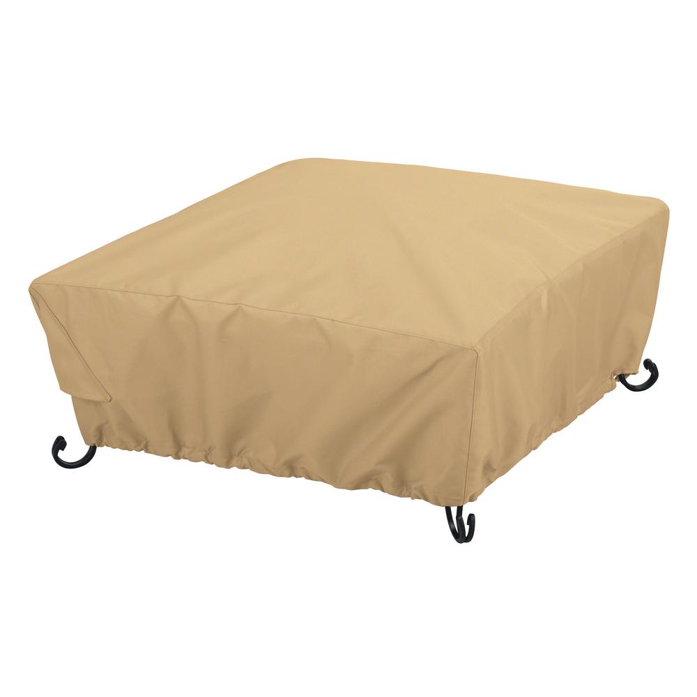 Classic Accessories 36&#34; Terazzo Water Resistant Full Coverage Square Fire Pit Cover