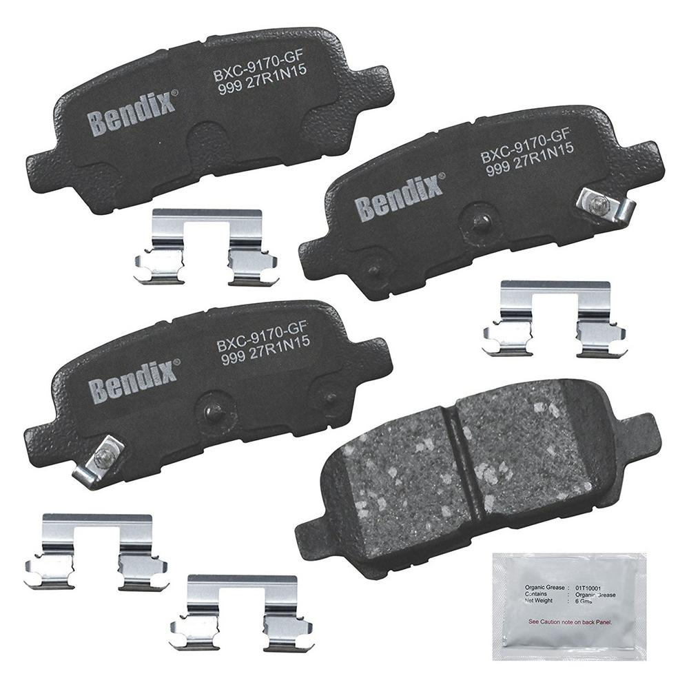 Bendix Bendix Premium Copper Free Ceramic BPR Disc Brake Pad RearCFC999 The Home Depot
