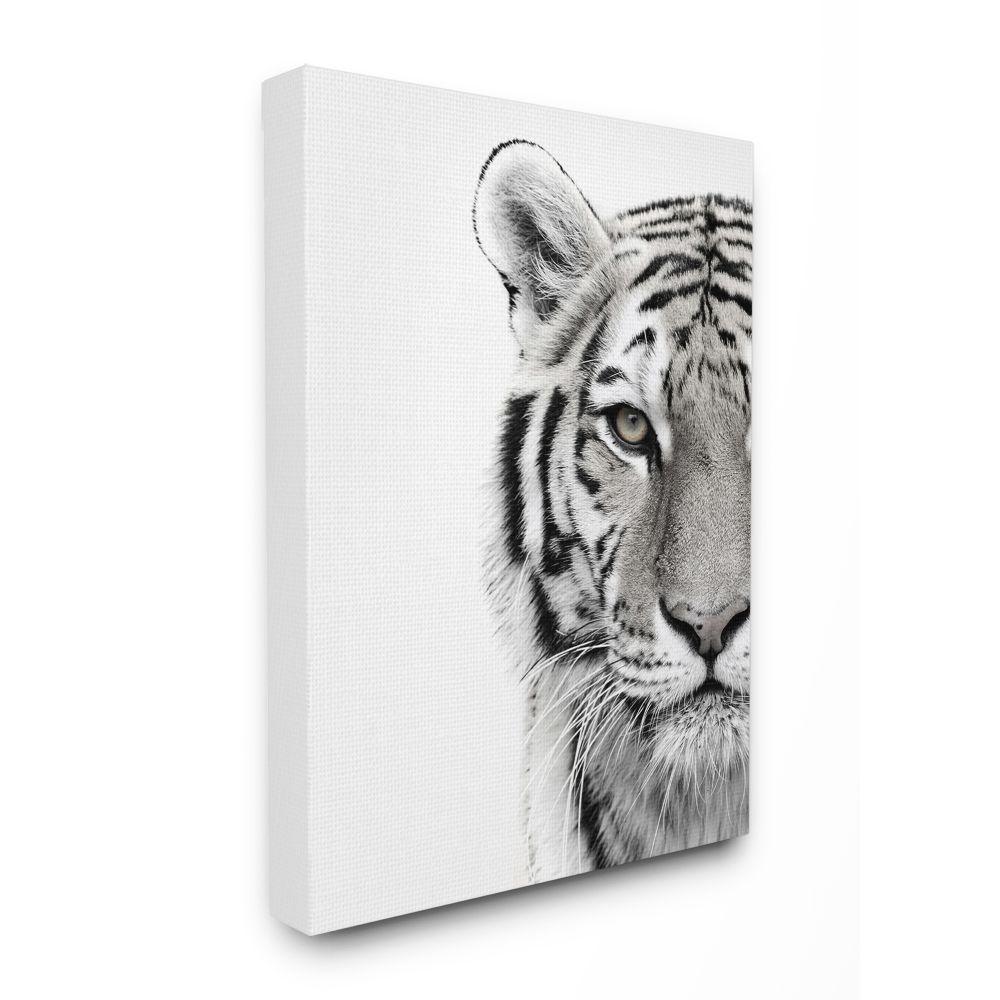 The Stupell Home Decor Collection 24 In X 30 In White Tiger