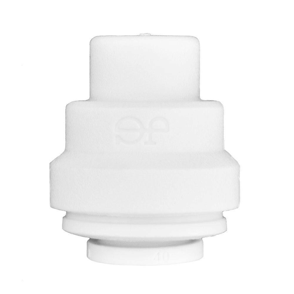 John Guest PP4608WP Push-fit End Cap 1//4 OD Push-to-Connect