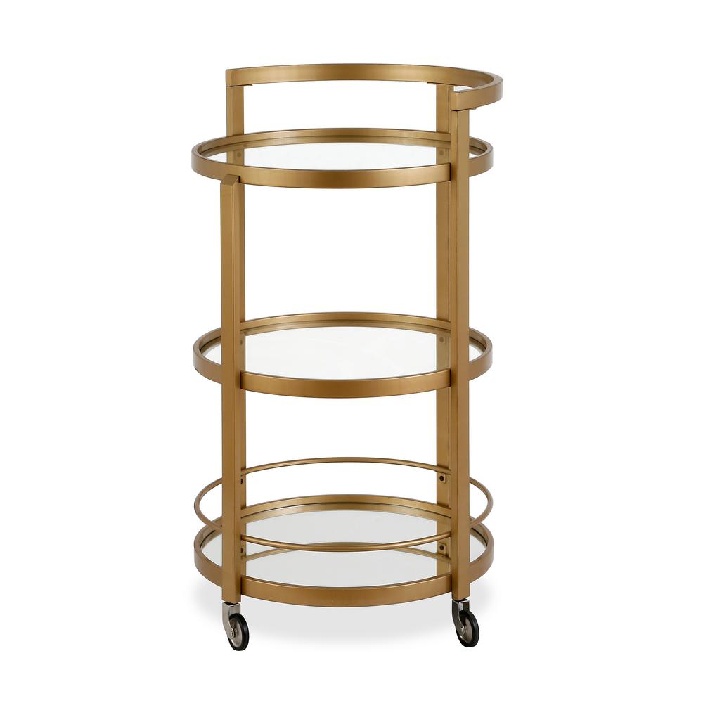 Hudson C Hause Golden Brass Mirrored Bar Cart Bc0186 The Hause Golden Brass Mirrored Bar Cart