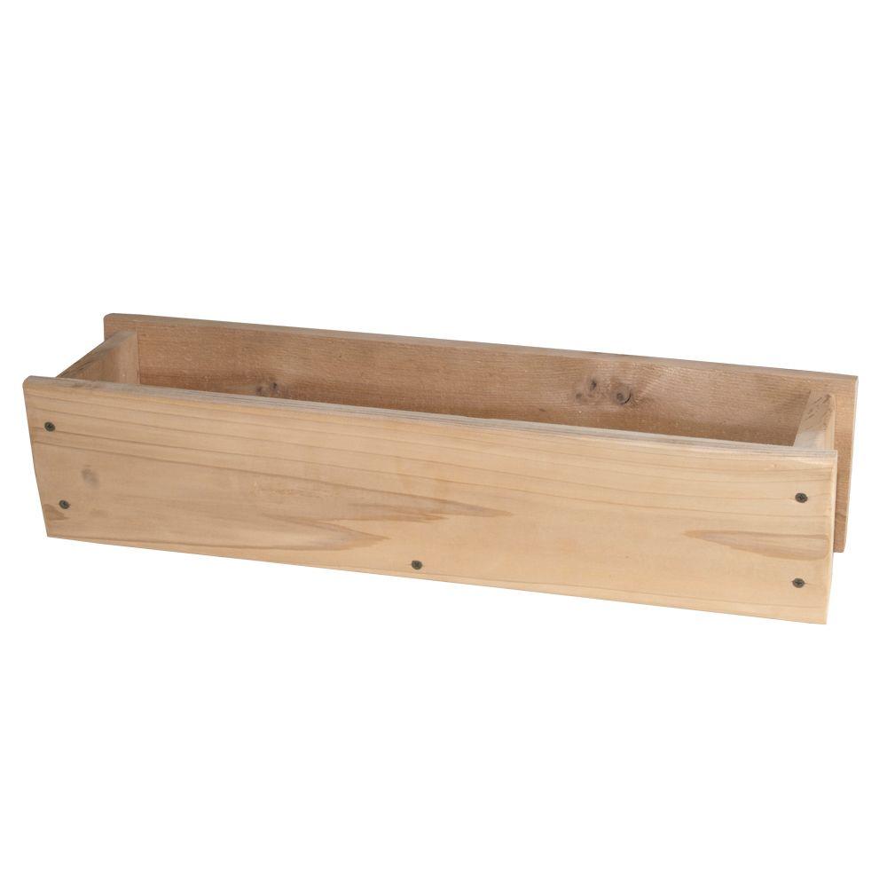 Houseworks 5.5 in. x 25 in. x 7 in. Cedar Garden Window Box94681 The