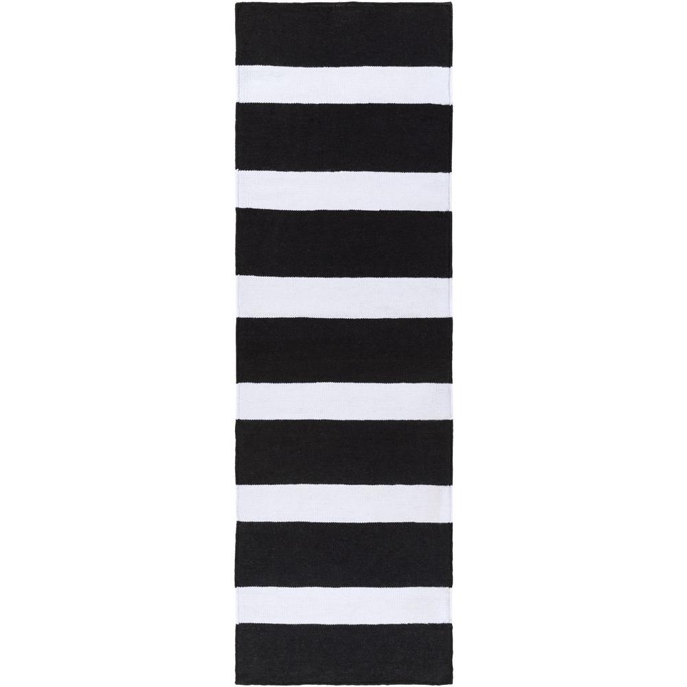 Artistic Weavers Belukha Black 2 ft. 6 in. x 8 ft. Indoor/Outdoor Rug