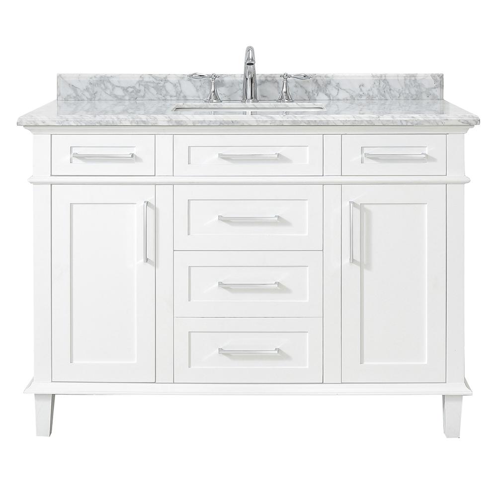Home Decorators Collection Sonoma 48 In W X 22 D Vanity Home Decorators Collection Sonoma 48 In W X 22 D Vanity White