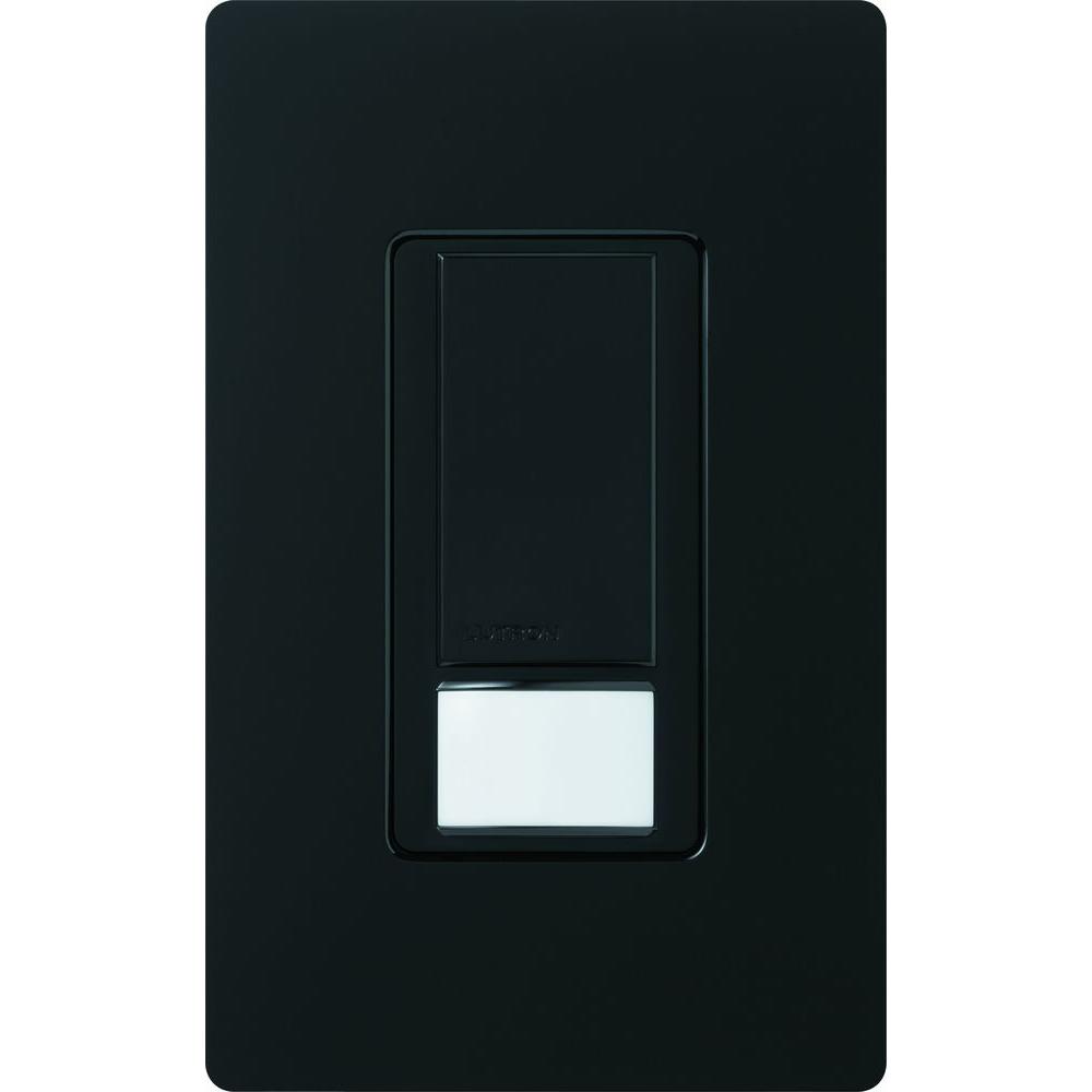 Mocha Stone Lutron Lutron MS-VPS6M2-DV-MS Maestro 6-Amp Multi-Location Dual Voltage Vacancy Sensing Switch