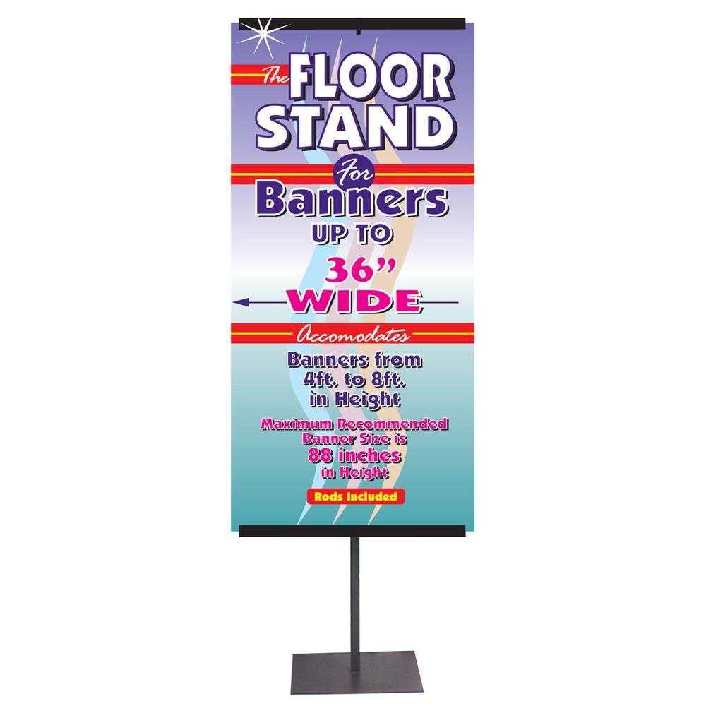 Lynch Sign 24 In Wide Telescoping Banner Stand A Fs48 The Home