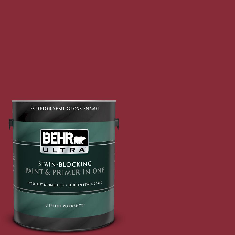 BEHR ULTRA 1 gal. SG140 Cherry Cobbler SemiGloss