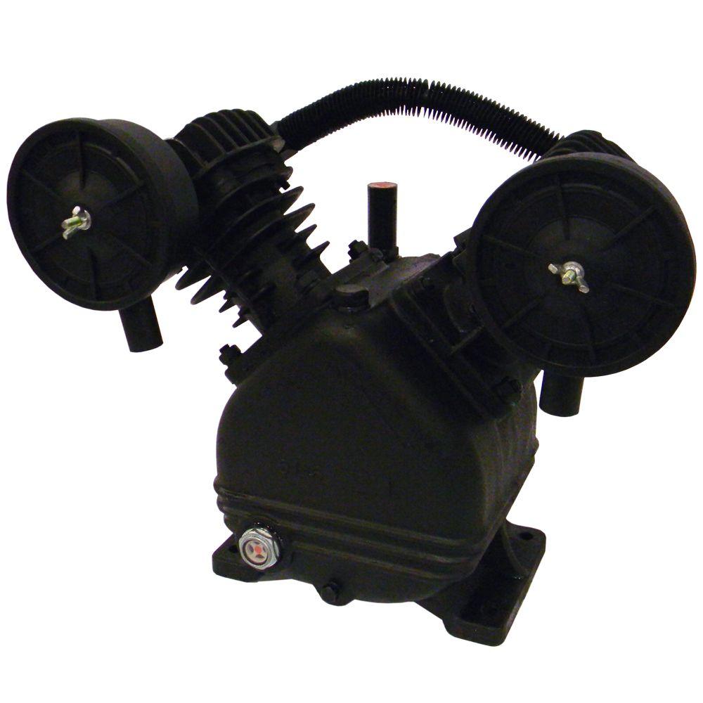 VTwin Cylinder Oil Lubricated Belt Drive Cast Iron Air Compressor Pump