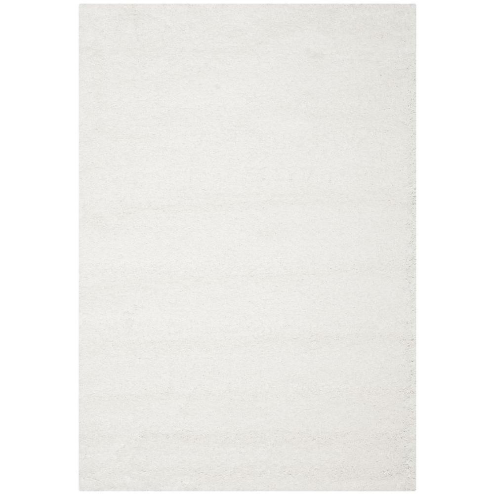 Photo 1 of **READ COMMENTS**
California Shag White 8 ft. x 10 ft. Solid Area Rug