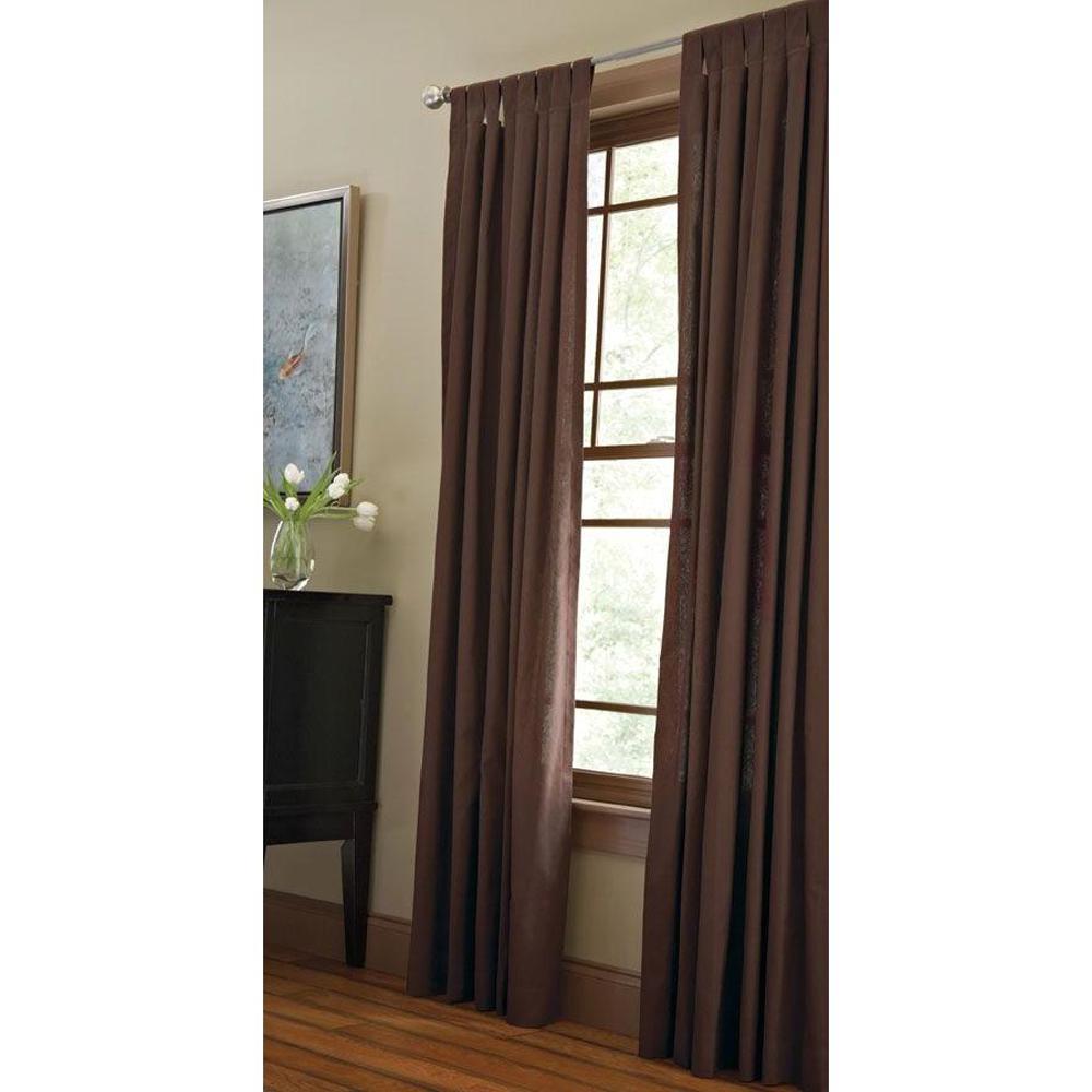 Martha Living Clic Cotton Light Filtering Window Panel In Clic Cotton Light Filtering Window Panel In Tilled Soil 50 W X 95 L