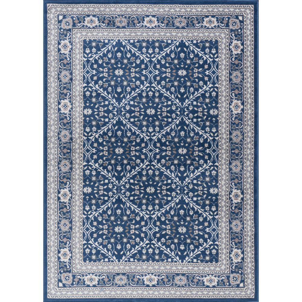Tayse Rugs Madison Navy 8 ft. x 10 ft. Area RugMDN3707 8x10 The Home