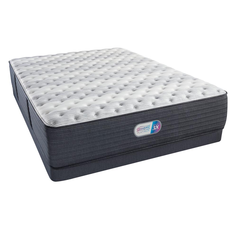 Beautyrest Platinum Spring Grove Extra Firm Queen Low Profile Mattress