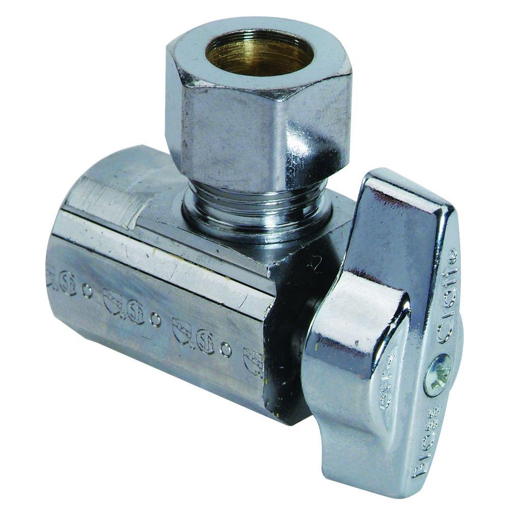 BrassCraft 1/2 in. FIP Inlet x 1/2 in. O.D. Compression Outlet Brass 1/