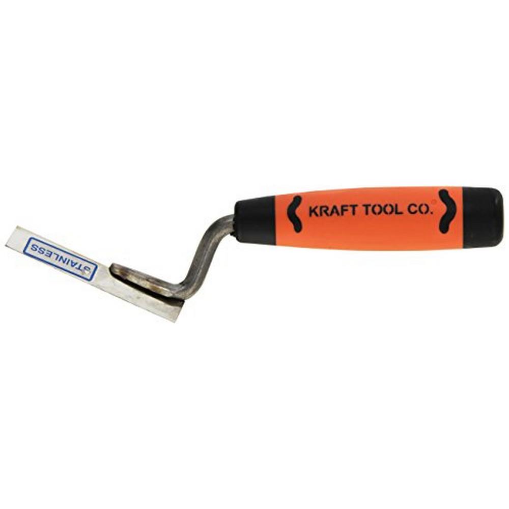 Kraft Tool Co. 3-1/8 inch x 1/2 inch Stainless Steel Outside Corner Trowel with... by Kraft Tool Co.