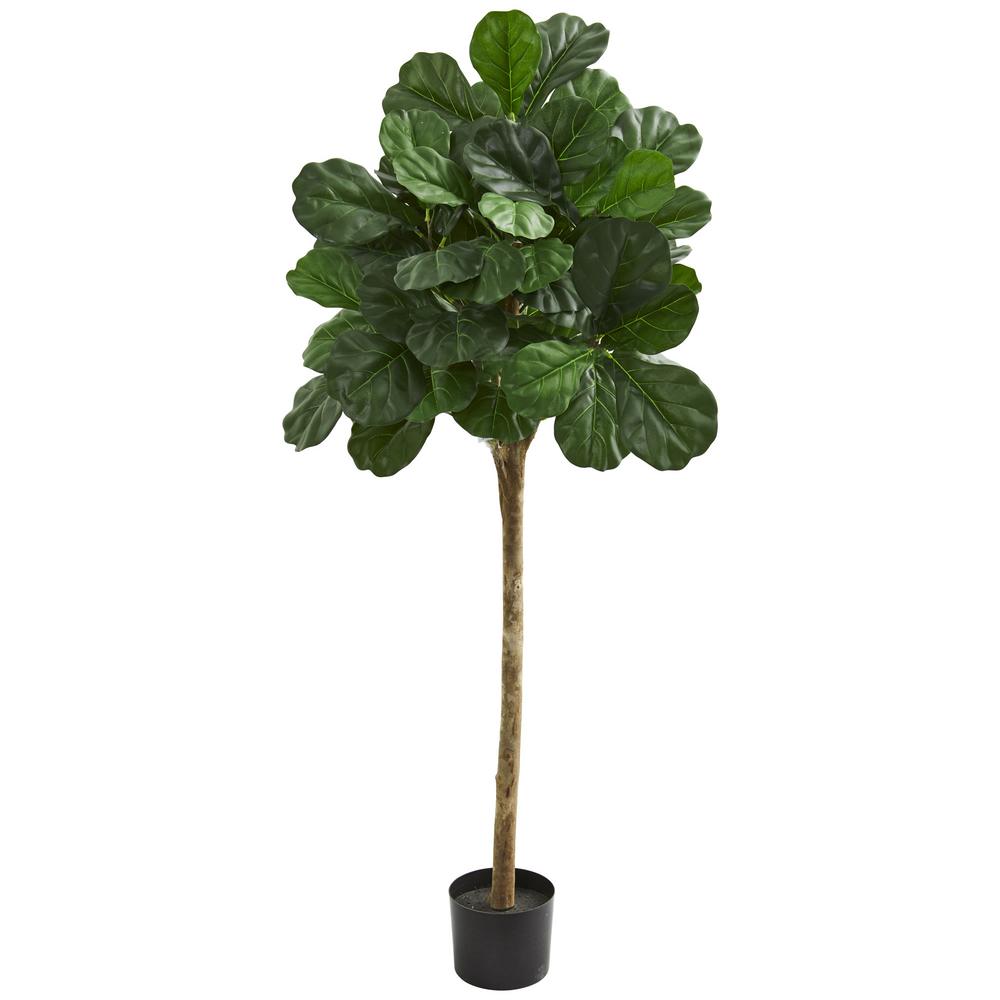 Ollain Artificial Fiddle Leaf Fig Plant with Potted 20 Tall Fake Plastic Faux Ficus Tree Floor Plant in Pot for Outdoor Window Box Planter Indoor Outside Home Garde Office Room Gardening Decoration