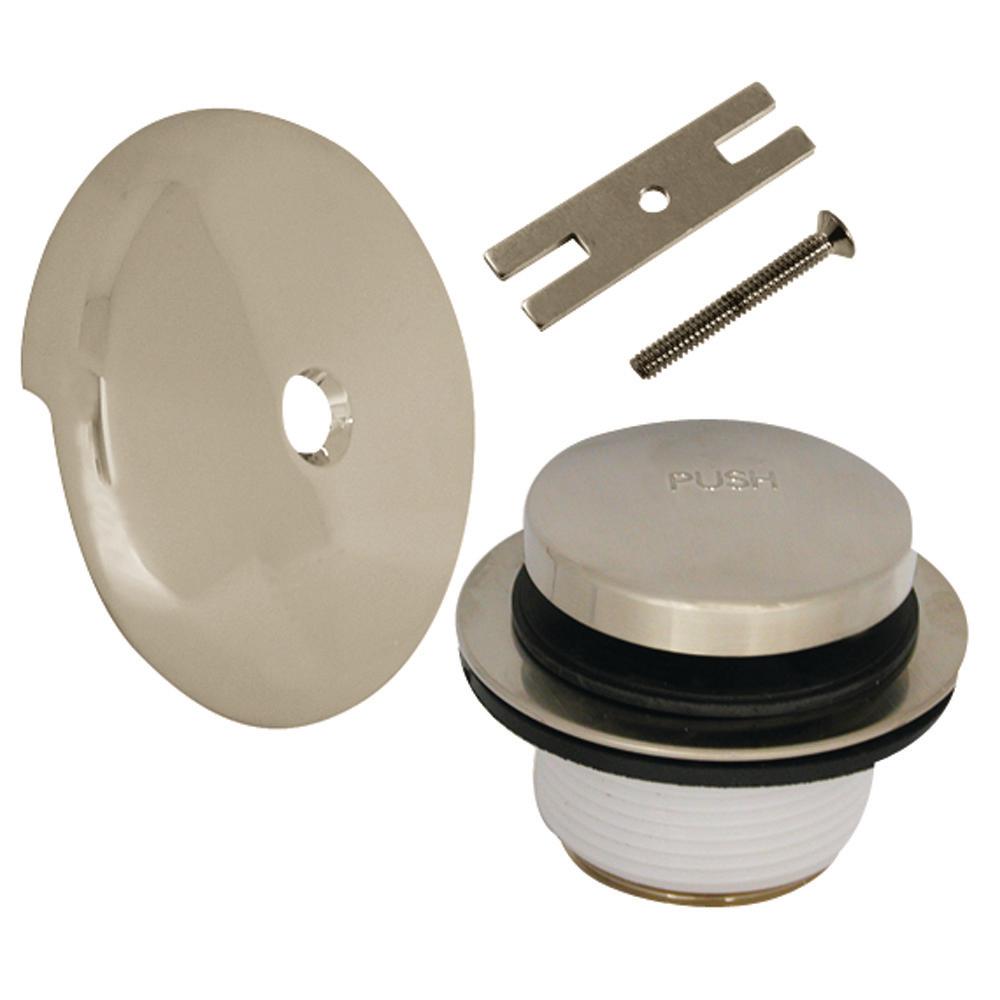 DANCO Touch Toe Bath Drain Kit in Brushed Nickel89237 The Home Depot